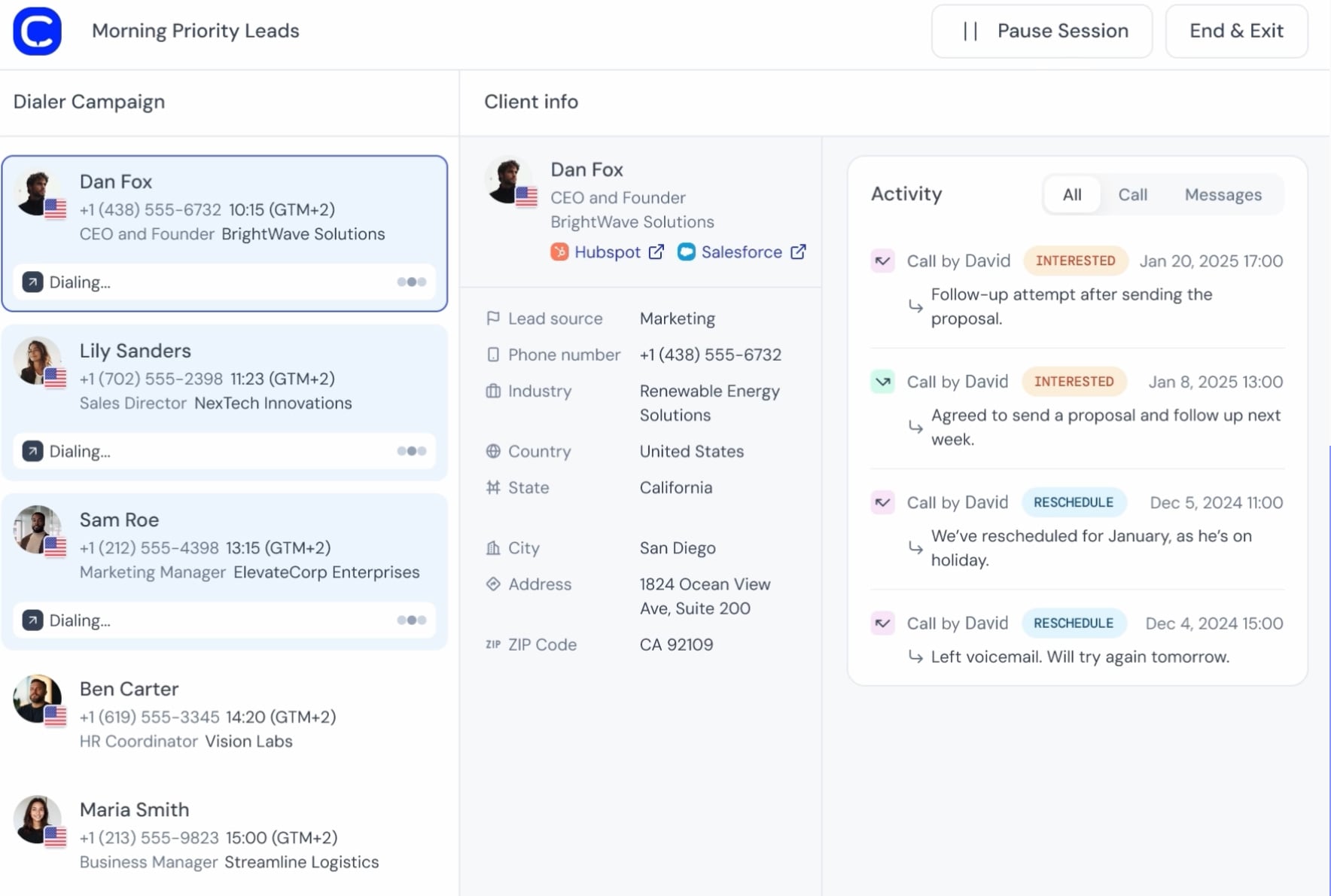 cloudtalk auto dialer software