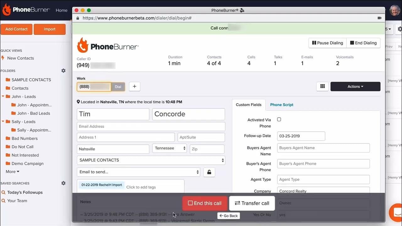 phoneburner auto dialer software
