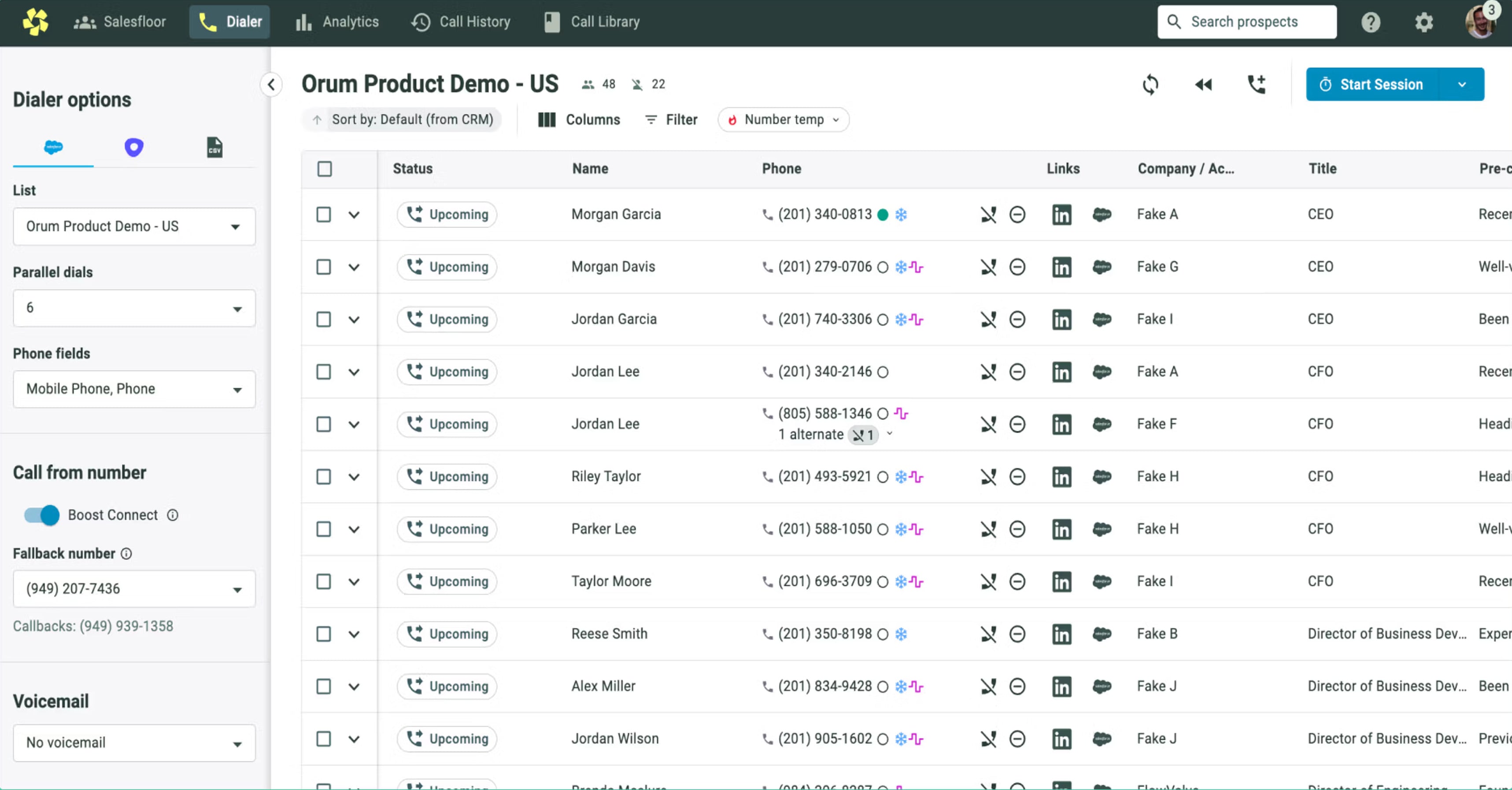 Orum auto dialer software