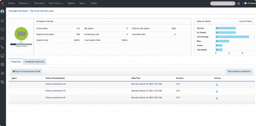 Genesys auto dialer software