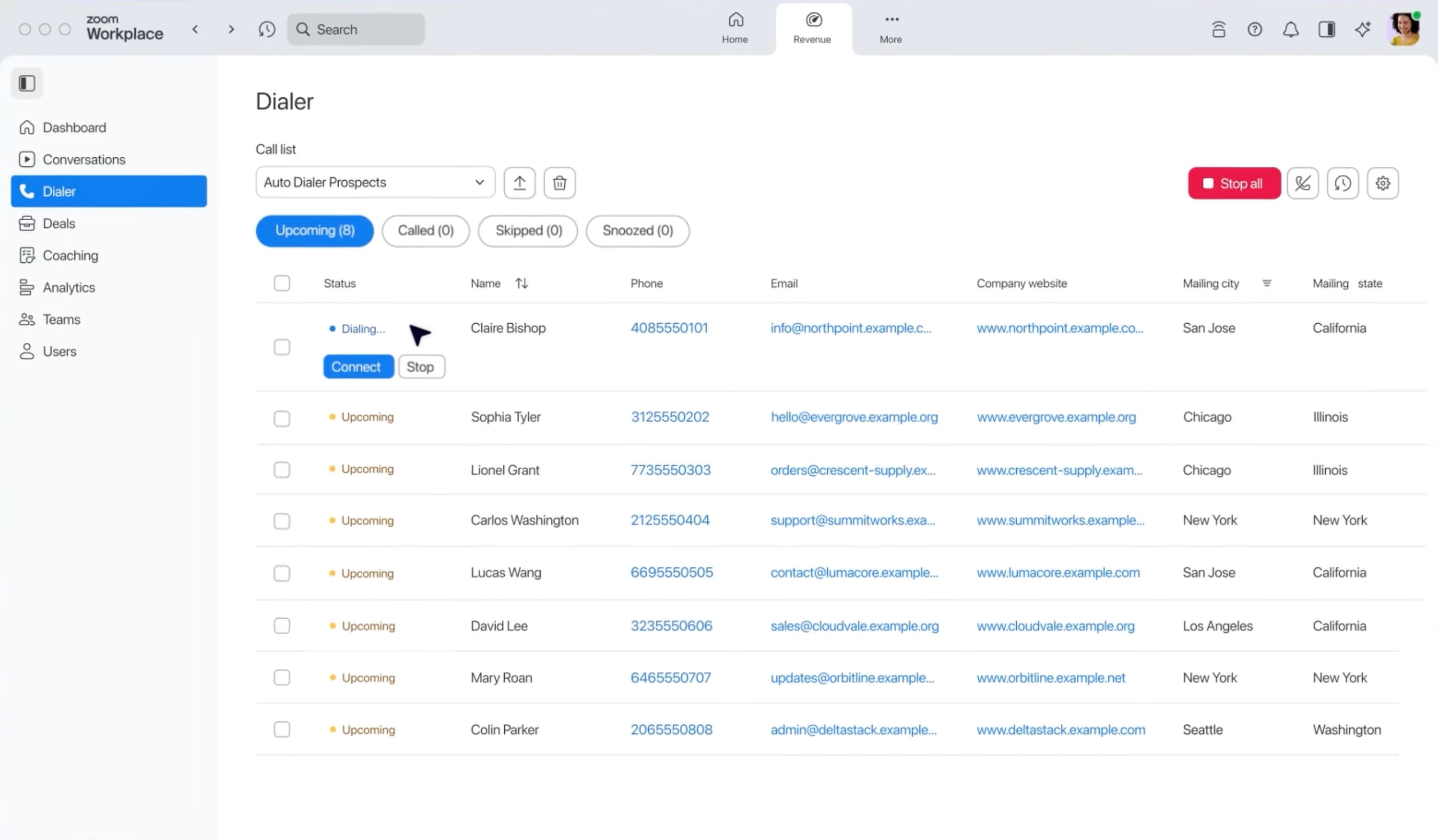 zoom auto dialer software