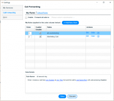 8x8 Call Forwarding