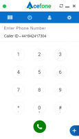 Acefone Enter Number