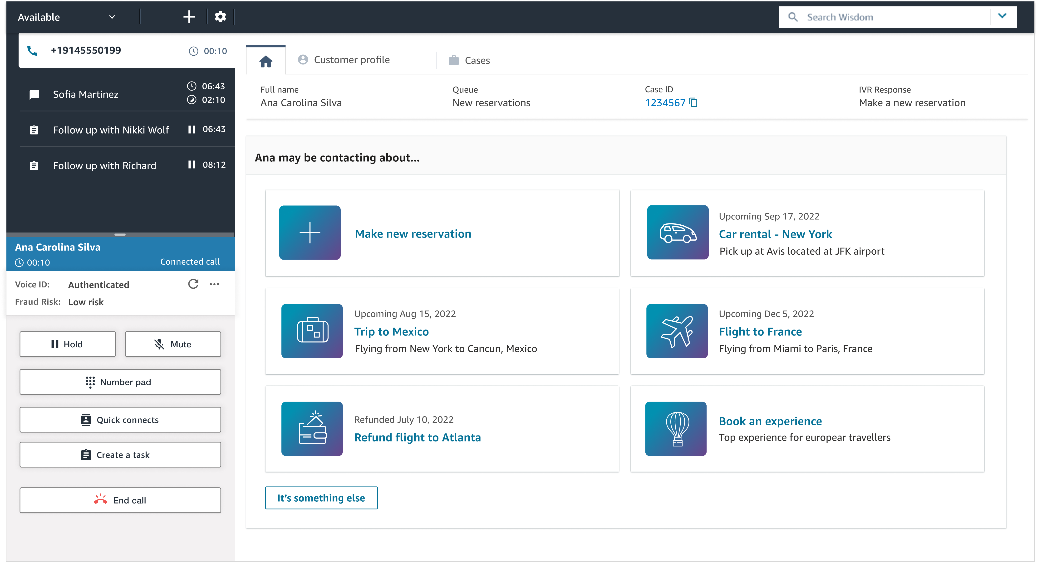 Amazon Connect Agent Workspace
