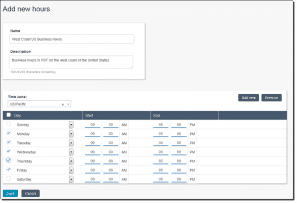Amazon Connect Hours Of Operation