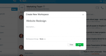 Create a Workspace
