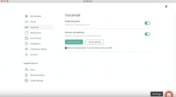 Voicemail Options
