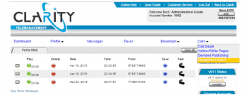 ClarityTel Voice Mail Overview 