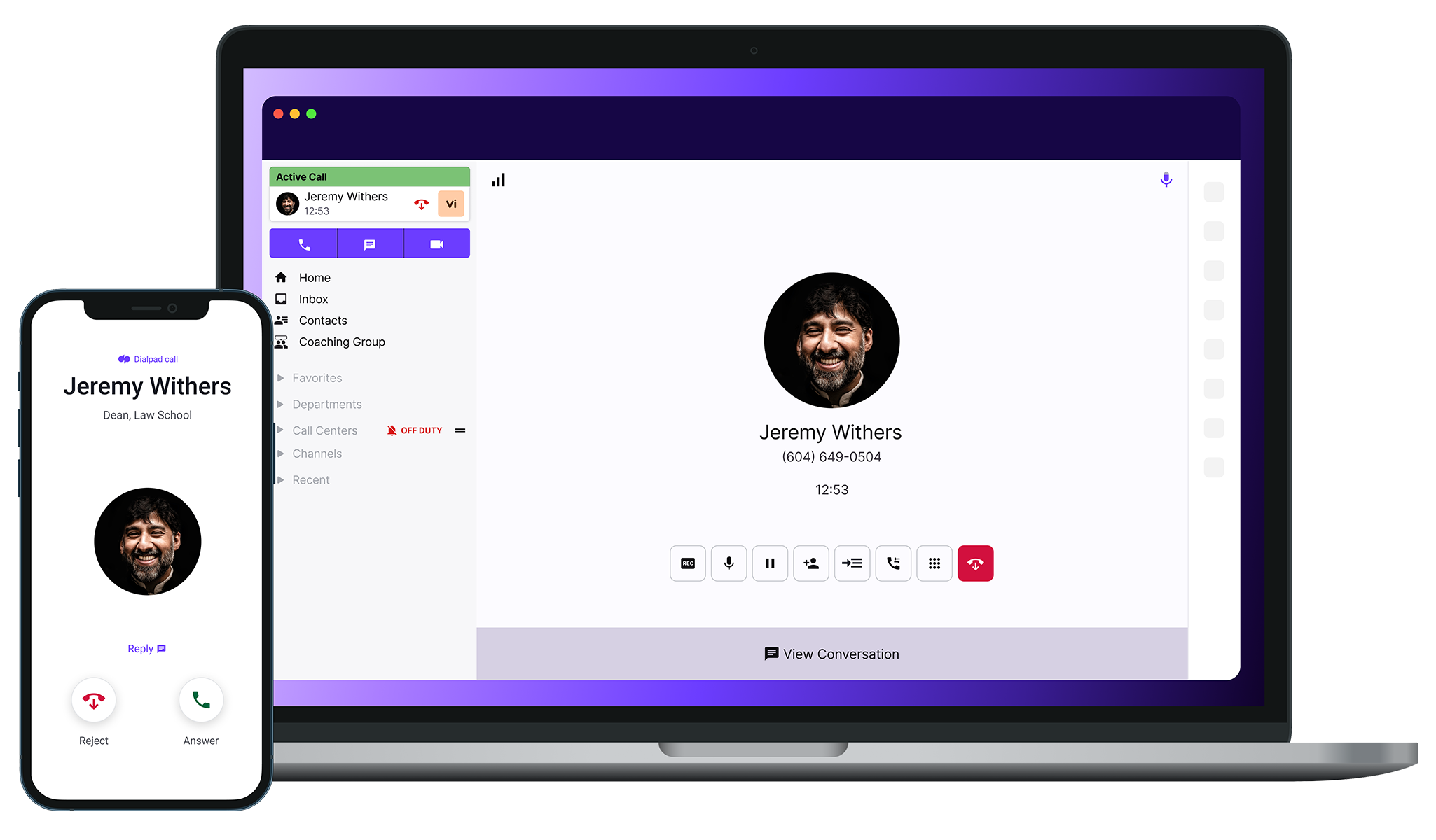 Dialpad Talk Dashboard