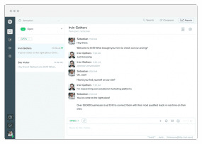 Drift Messaging Dashboard
