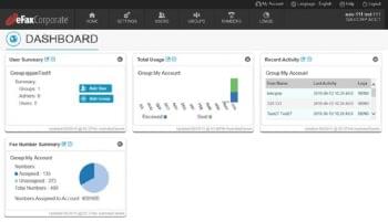 Efax Dashboard