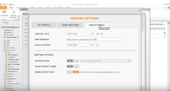 Web Settings