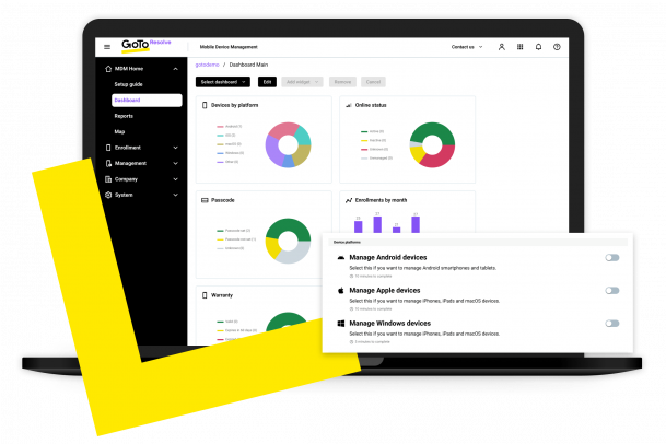 GoTo GetVoIP Mobile Device Management
