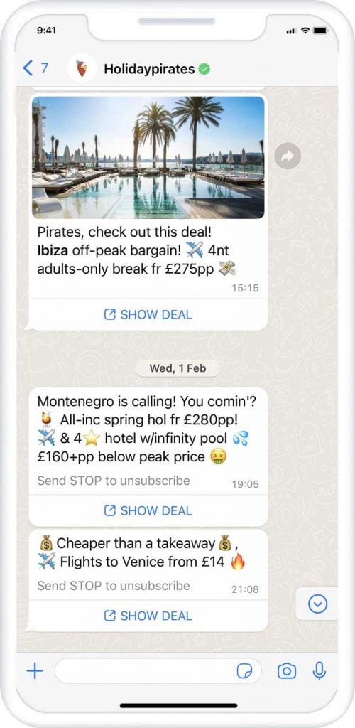 HolidayPirates and Vonage