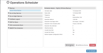 Mitel Operations Scheduler 