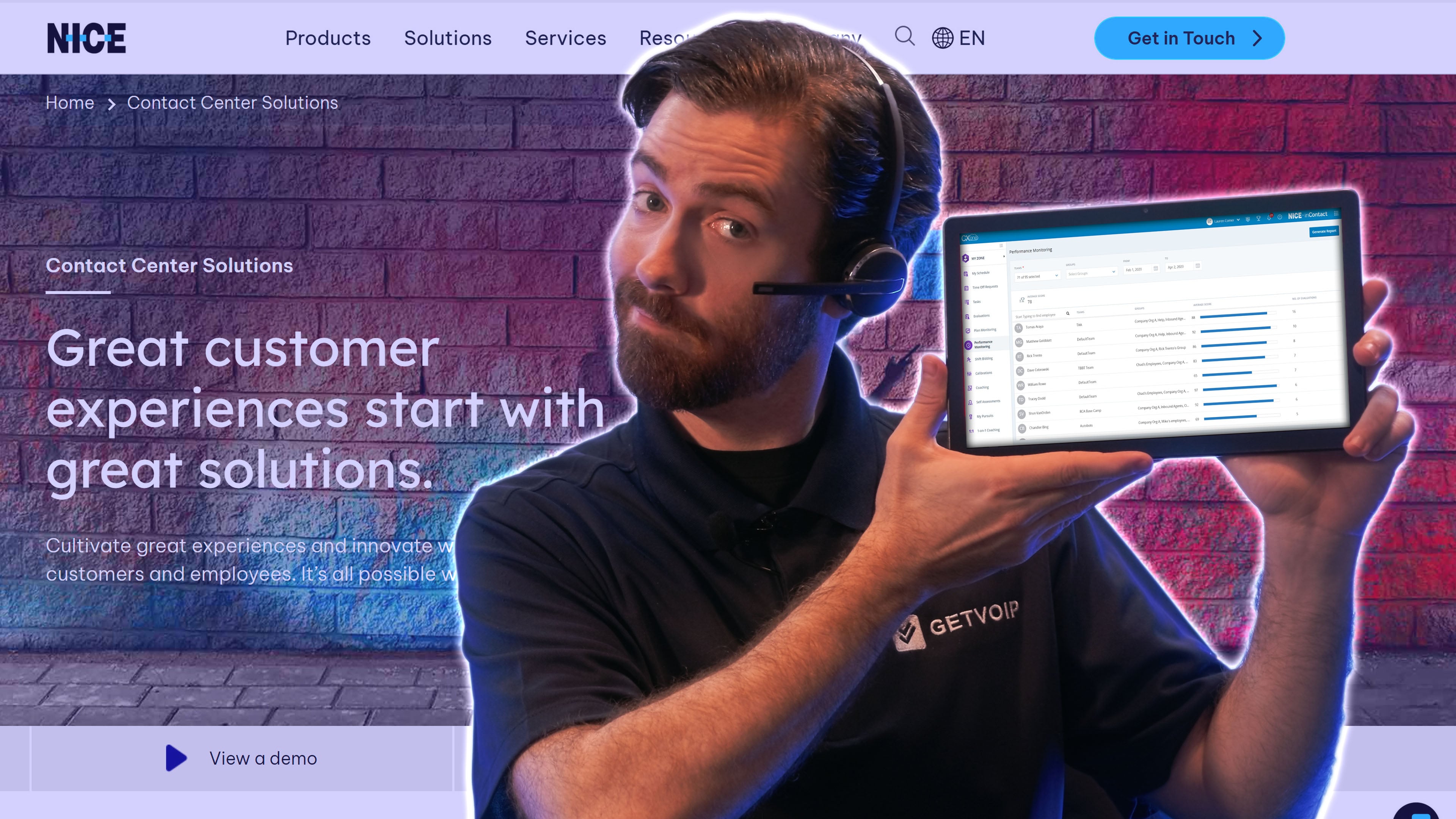 Nate Reviews Nice CXOne Contact Center