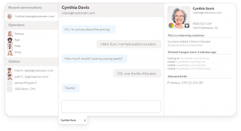 Olark Messaging Dashboard