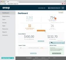 Onsip Dashboard