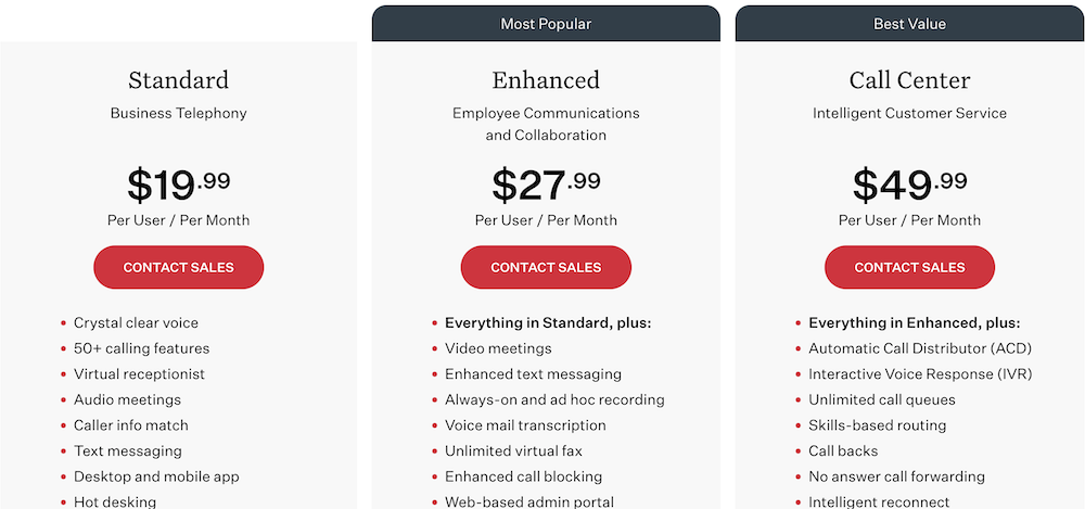 Ooma enterprise plans