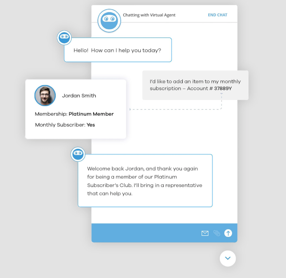 Ooma virtual agents