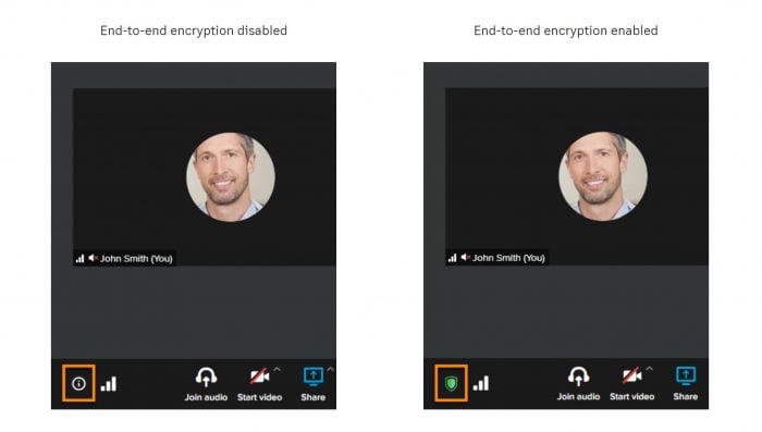 RingCentral End-to-end encryption