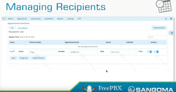 Manage Recipients