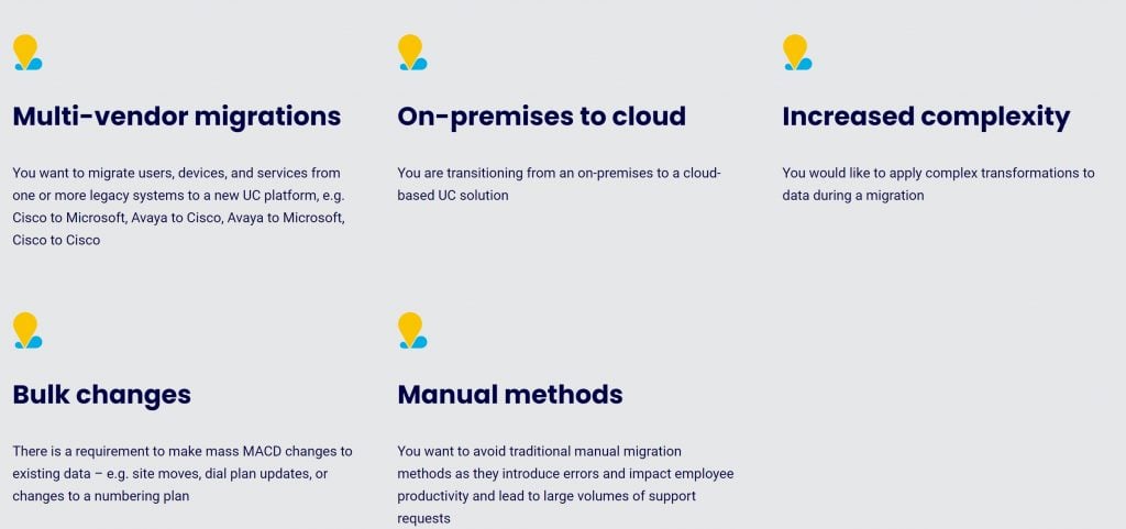 VOSS Cloud Migration - Challenges