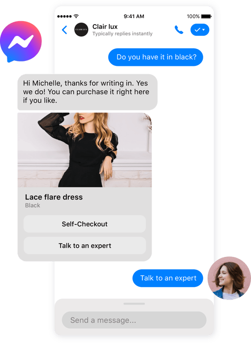 Vonage Facebook Messenger