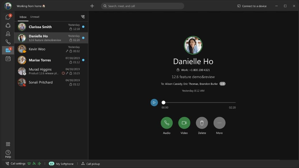 Webex Voicemail