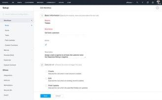 Zoho Desk Workflow Editing