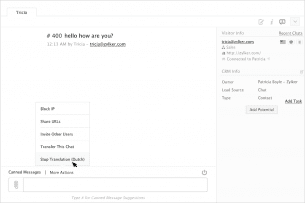 Zoho SalesIQ Agent Dashboard