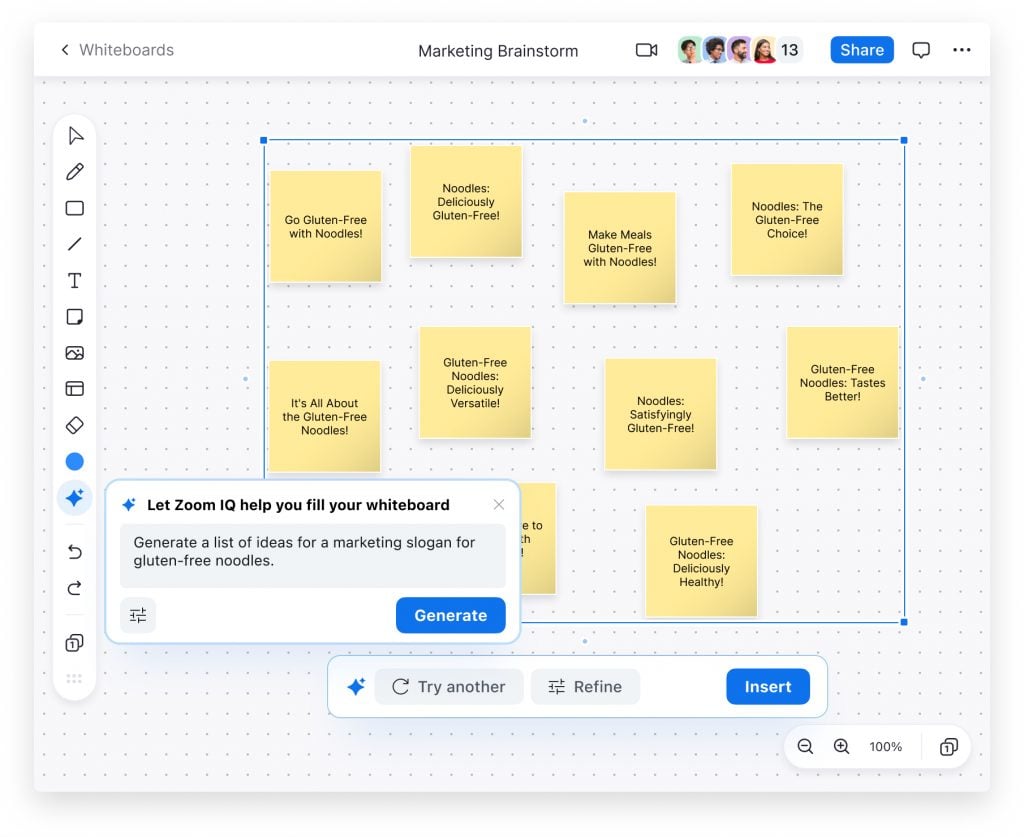 Zoom IQ for Whiteboard