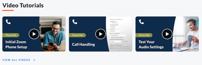 Zoom Phone Support Videos