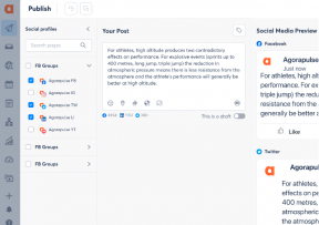 agorapulse publishing