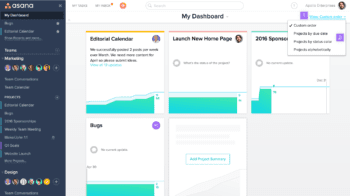 Asana Dashboard 