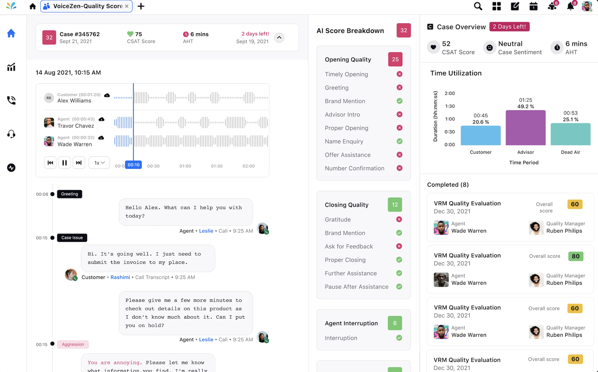 conversational analytics agent coaching