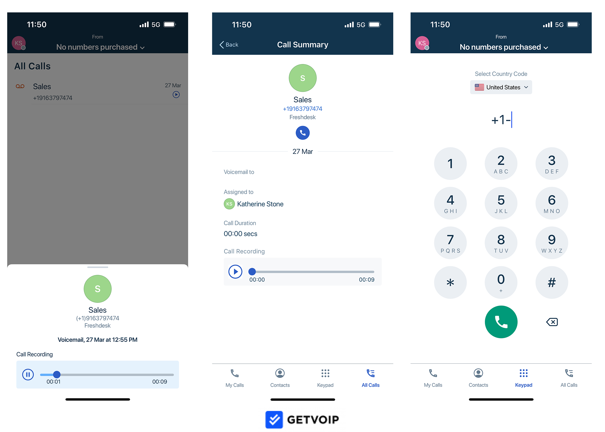 freshcaller mobile app