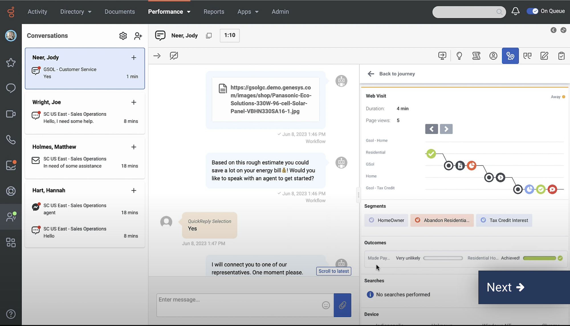 genesys omnichannel communication