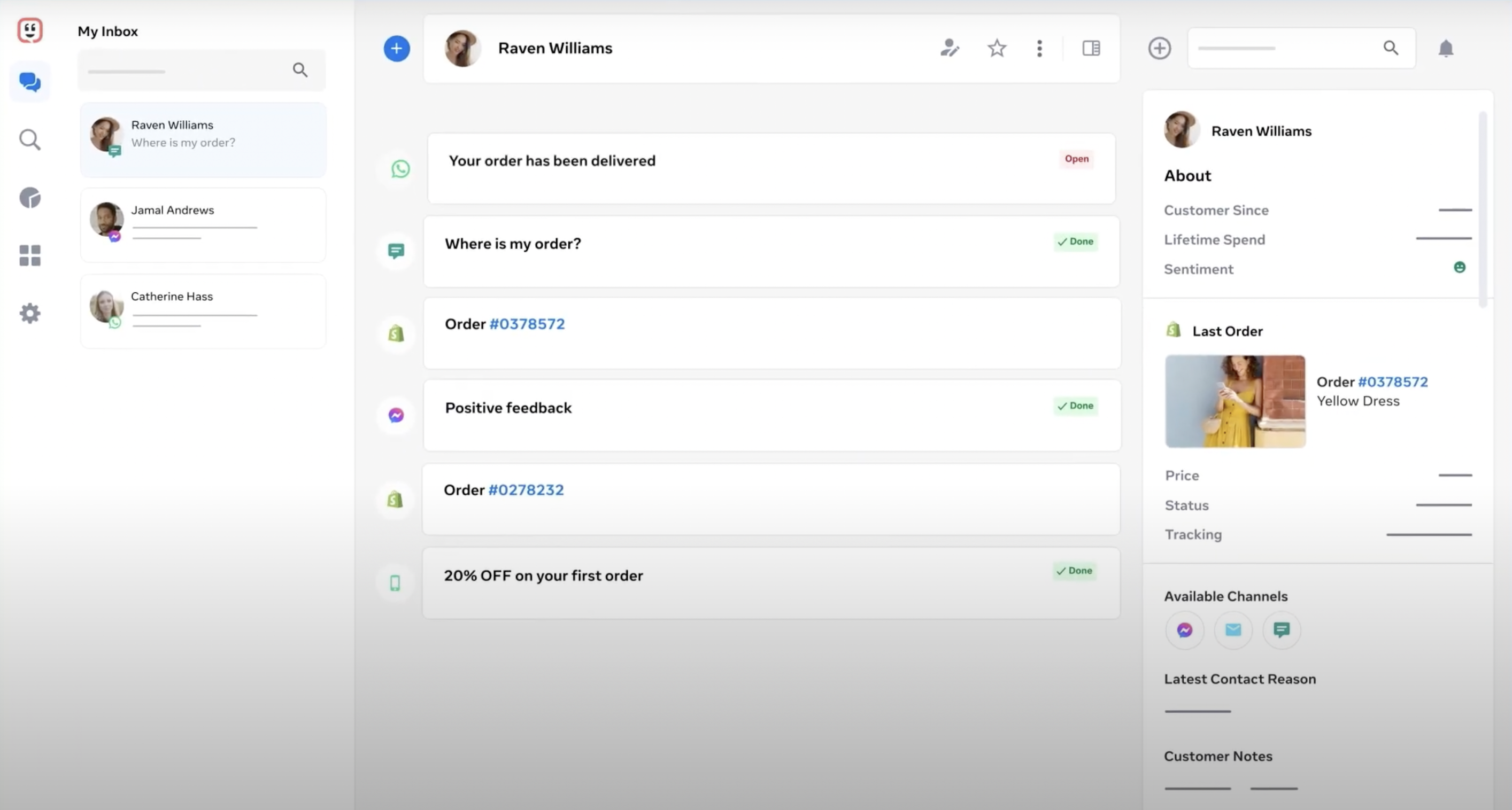 kustomer dashboard