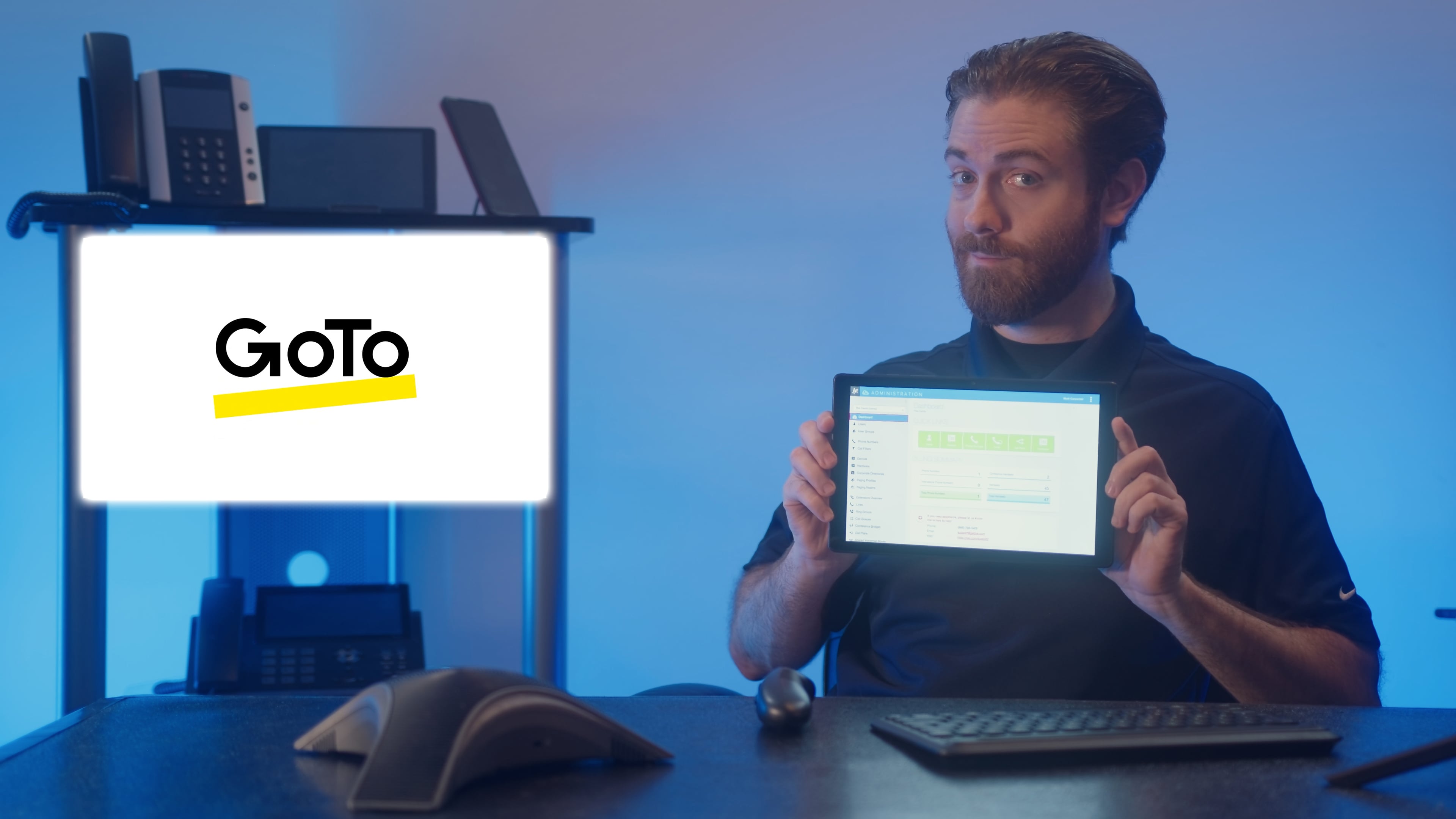 Nate reviewing Goto Connect