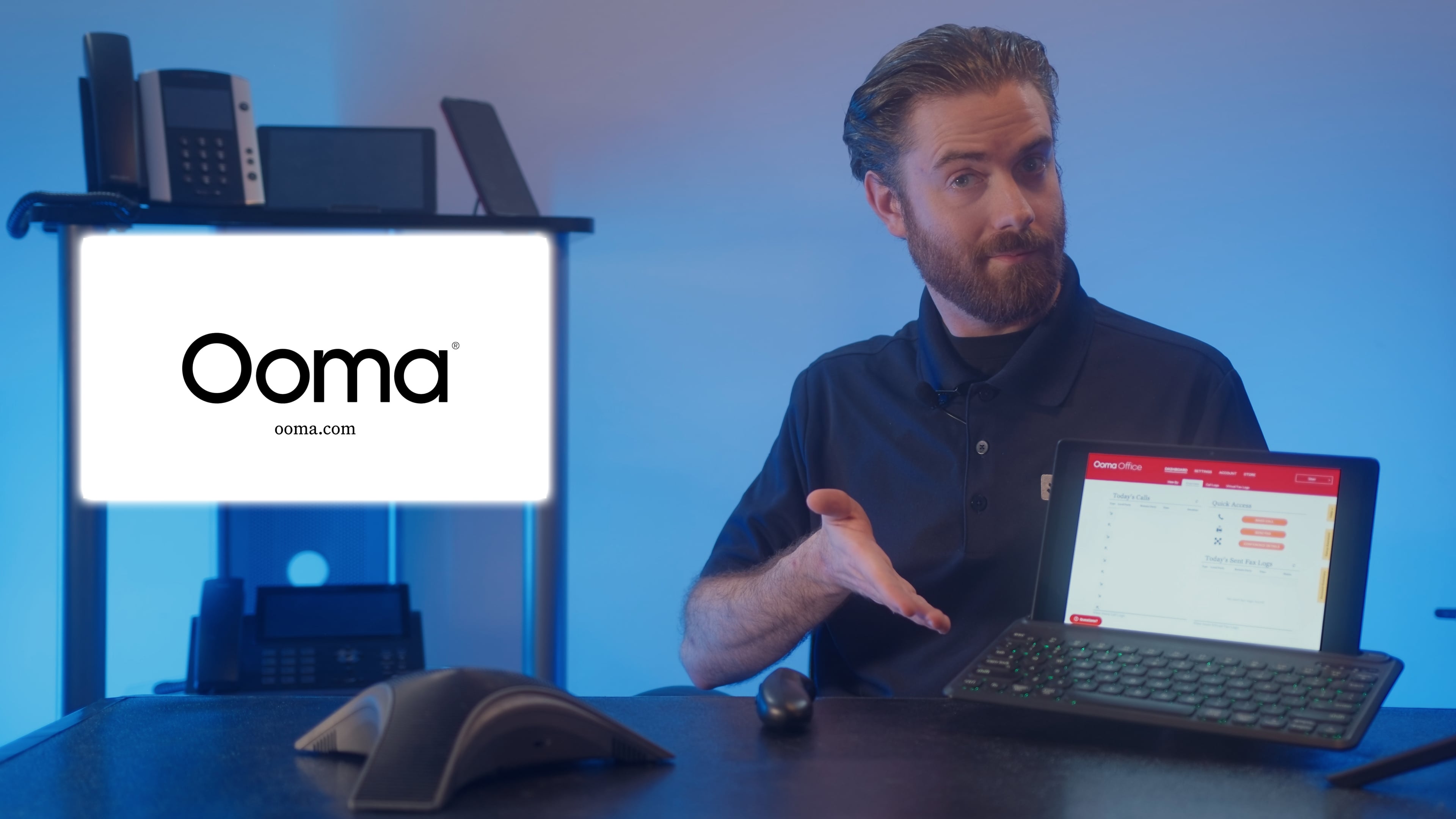 Nate reviewing Ooma Office