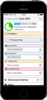Mobile CRM Dashboard