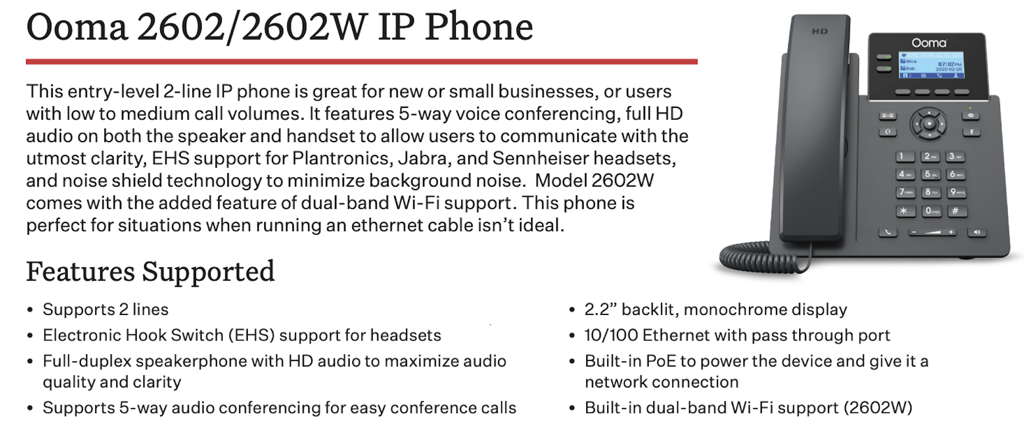 ooma free phone
