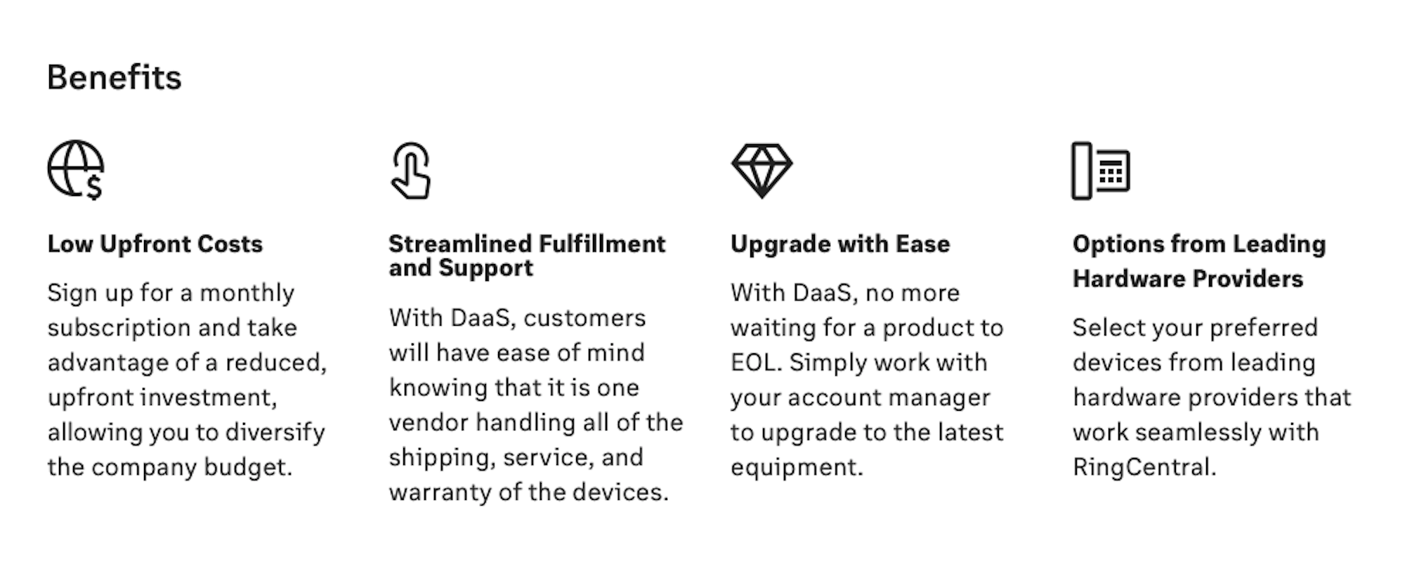 ringcentral daas