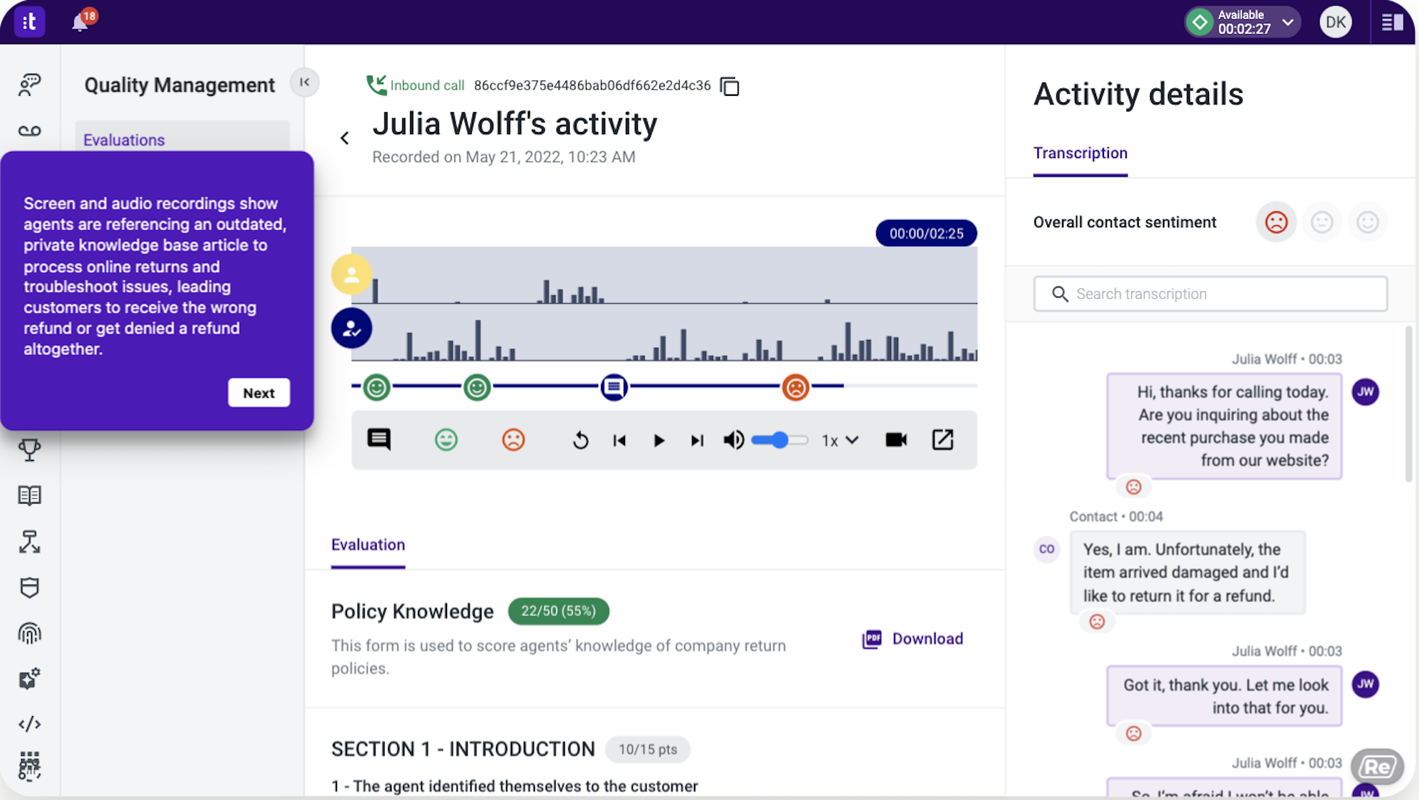 talkdesk wfm