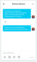 weave appt confirmations